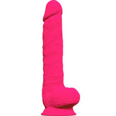 SILEXD - MODEL 1 PREMIUM REALISTIC PENIS SILEXPAN SILICONE FUCHSIA 38 CM