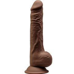 SILEXD - MODEL 1 PREMIUM REALISTIC SILEXPAN SILICONE PENIS BROWN 24 CM