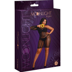 MOONLIGHT - BLACK PLUS SIZE DRESS SIZE 5