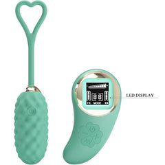 PRETTY LOVE - VIBRATING EGG WITH REMOTE CONTROL VIVIAN GREEN