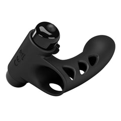 PRETTY LOVE - BLACK ORLANDO FINGER VIBRATOR COVER