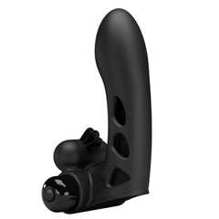PRETTY LOVE - BLACK ORLANDO FINGER VIBRATOR COVER
