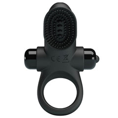 PRETTY LOVE - BLACK VIBRATING PENIS RING II