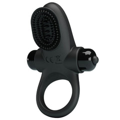 PRETTY LOVE - BLACK VIBRATING PENIS RING II