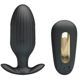 PRETTY LOVE - RECHARGEABLE ANAL KELLY PLUG VIBRATOR BLACK