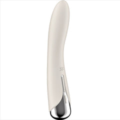 SATISFYER - BEIGE ROTATOR VIBRATOR SPINNING VIBE 1 G-SPOT BEIGE