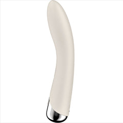 SATISFYER - BEIGE ROTATOR VIBRATOR SPINNING VIBE 1 G-SPOT BEIGE