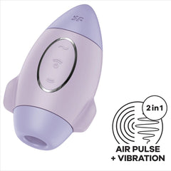 SATISFYER - SMALL PURPLE MISSION CONTROL DUAL THRUST VIBRATOR