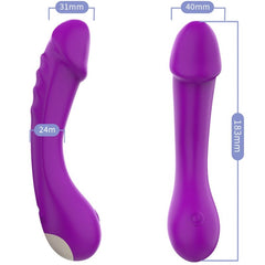 ARMONY - PURPLE SILICONE G-SPOT VIBRATING DILDO