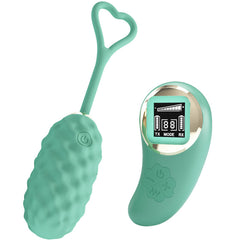 PRETTY LOVE - VIBRATING EGG WITH REMOTE CONTROL VIVIAN GREEN
