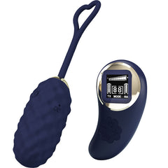 PRETTY LOVE - VIBRATING EGG WITH REMOTE CONTROL VIVIAN BLUE