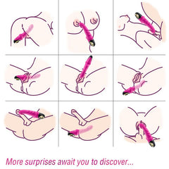 ARMONY - JOYBLADE VIBRATING DILDO ROTATING FUCHSIA