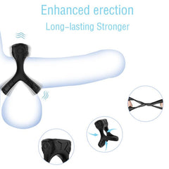 ARMONY - BLACK MULTIPOSITION RING VIBRATOR