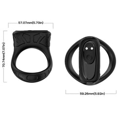 ARMONY - BLACK MULTIPOSITION RING VIBRATOR