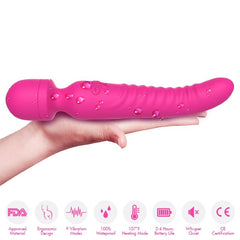 ARMONY - MISSION MASSAGER AND VIBRATOR HEAT EFFECT FUCHSIA