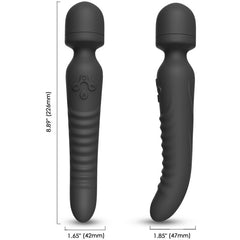 ARMONY - MISSION MASSAGER AND HEAT EFFECT VIBRATOR BLACK
