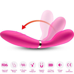 ARMONY - Y-WAND MASSAGER AND DOUBLE HEAD VIBRATOR FUCHSIA