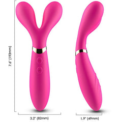 ARMONY - Y-WAND MASSAGER AND DOUBLE HEAD VIBRATOR FUCHSIA