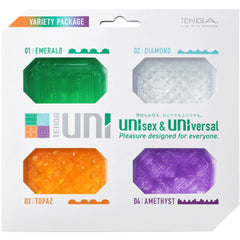 TENGA - MASTURBATOR UNI VARIETY THIMBLE PACK 4 UNITS