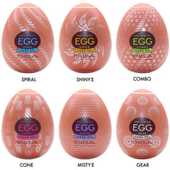 TENGA - HARD BOILED MASTURBATOR EGGS PACK 6 UNITS
