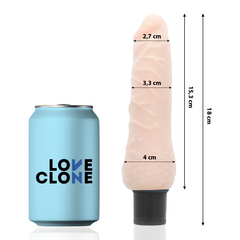LOVECLONE - SVEN SELF-LUBRICANT VIBRATOR 18.5 CM -O- 3.3 CM