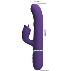 PRETTY LOVE - PURPLE LICK RABBIT VIBRATOR