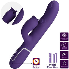 PRETTY LOVE - PURPLE LICK RABBIT VIBRATOR