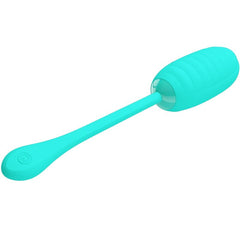PRETTY LOVE - KIRK AQUA GREEN RECHARGEABLE VIBRATING EGG