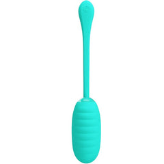 PRETTY LOVE - KIRK AQUA GREEN RECHARGEABLE VIBRATING EGG