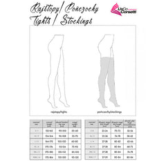 LIVCO CORSETTI FASHION - MEIAS MIRANEIT LC XG021 PRETAS TAMANHO ÚNICO