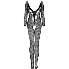LIVCO CORSETTI FASHION - CORDILL LC 17358 BODYSTOCKING PRETO TAMANHO ÚNICO