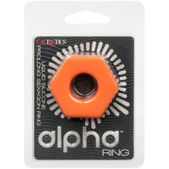 CALEXOTICS - ALPHA RING PROLONG SEXAGON ORANGE