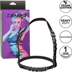 CALEXOTICS - EUPHORIA BLACK HALTER BUCKLE HARNESS