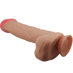 PRETTY LOVE - SLIDING SKIN SERIES REALISTIC DILDO WITH SLIDING SUCTION CUP FLESH SKIN 26 CM