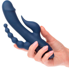 CALEXOTICS - TRIPLE ORGASM VIBRATOR BLUE