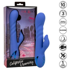CALEXOTICS - LA LOVE VIBRATOR & SUCKER BLUE BY CALIFORNIA DREAMING