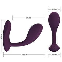 PRETTY LOVE - BAIRD G-SPOT 12 VIBRATIONS RECHARGEABLE PURPLE APP