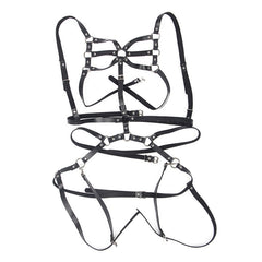 SUBBLIME - BODY HARNESS ADJUSTABLE SINGLES LEATHER ETO ONE SIZE