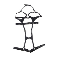 SUBBLIME - FULL BODY HARNESS WITH ETO LEATHER BUCKLES ONE SIZE FITS ALL