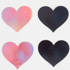 SECRET PLAY - WOW BREASTS! HEART NIPPLE COVERS