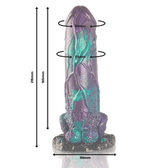 EPIC - BASILISK DILDO DOUBLE SCALY PLEASURE LARGE SIZE