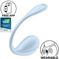 SATISFYER - SKY BLUE SMOOTH PETAL G-SPOT STIMULATOR FREE APP