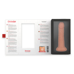 ONINDER - SMALL VIBRATOR BOGOTA DILDO 9 SPEEDS NATURAL 17.5 CM -O- 4 CM - FREE APP