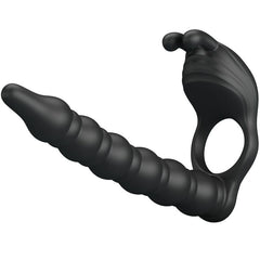 PRETTY LOVE - BLACKNEY COCK RINGS WITH VIBRATING PLUG
