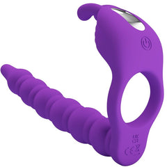 PRETTY LOVE - BLACKNEY COCK RINGS WITH VIBRATING PLUG