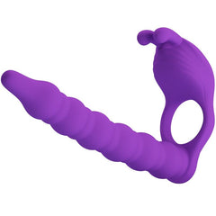 PRETTY LOVE - BLACKNEY COCK RINGS WITH VIBRATING PLUG