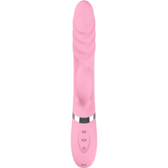 ARMONY - VIBRADOR E THRUSTING COM LÍNGUA DE EFEITO DE CALOR ROSA