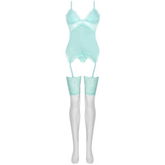 LIVCO CORSETTI FASHION - PERSINNE MIT EMPORIO SET CORSET + PANTIES + STOCKINGS