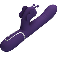 PRETTY LOVE - 4 IN 1 PURPLE BUTTERFLY MULTIFUNCTION RABBIT VIBRATOR