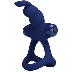 PRETTY LOVE - LUCHITO DOUBLE VIBRATING RING BLUE RABBIT
